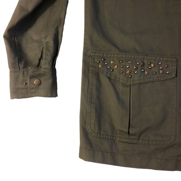 PARISIAN Forest Green Cargo Jacket - Picture 4 of 11